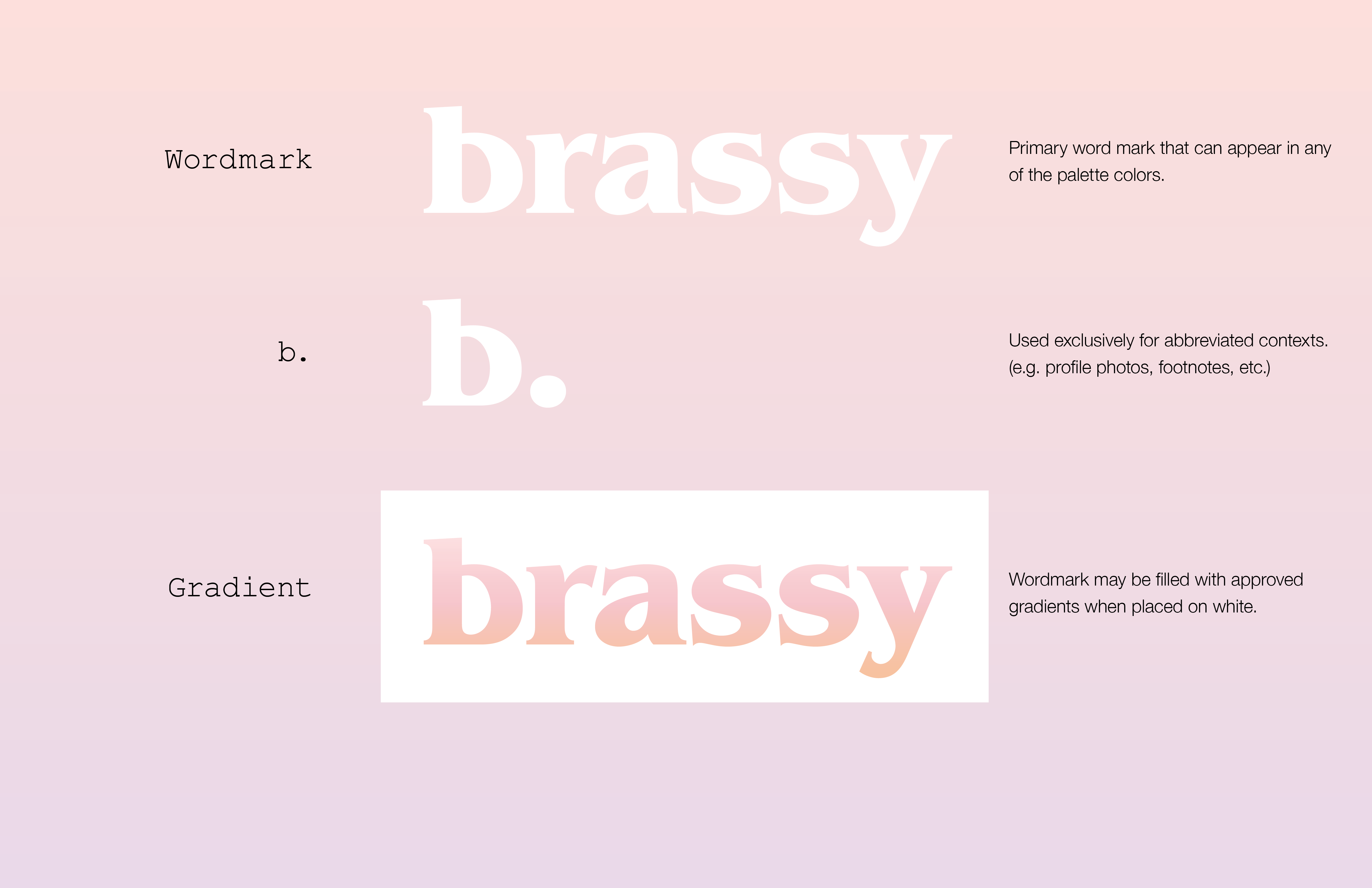 brassy graphic identity-logo